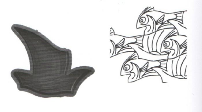 Форма для плитки 30/1 Кораблик фото 1